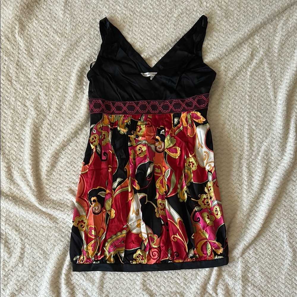 Steve Madden Black V-Neck Dress